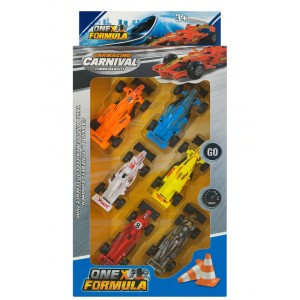 SET DE AUTITOS EN CAJA x 6u FORMULA 1 COD6388